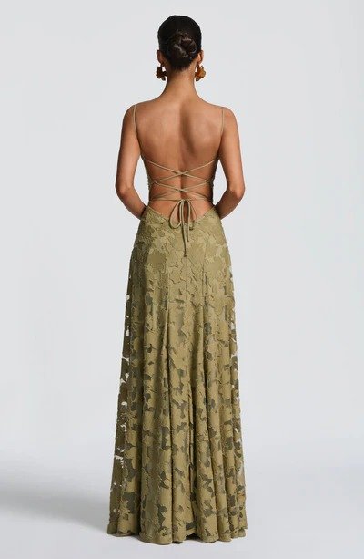 Francis Maxi Dress - Sage - Image 4