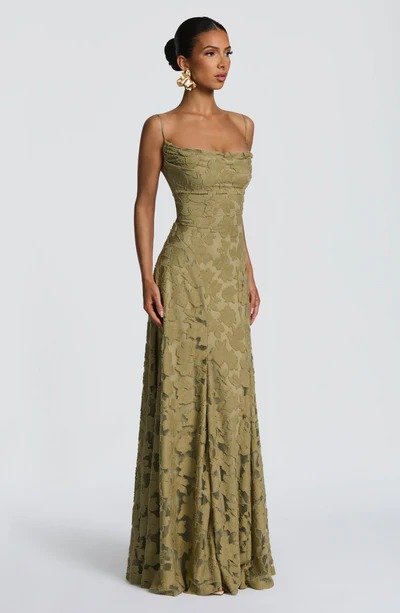 Francis Maxi Dress - Sage - Image 3